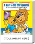 CS0415 A Visit To The Chiropractor Coloring and Activity Book with Custom Imprint
